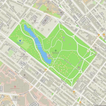 Map of Washington Park