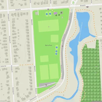 Map of Barry Park