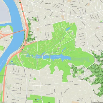 Map of Forest Park