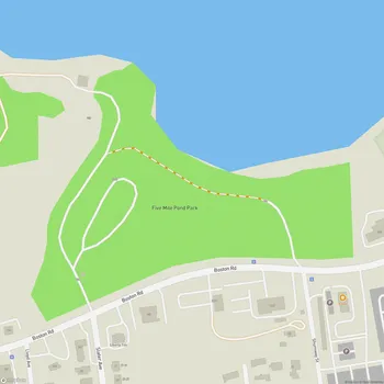 Map of Five Mile Pond Park