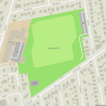 Map of Marshall Roy Park