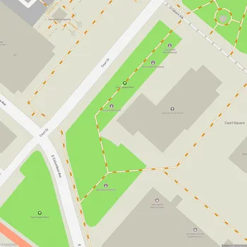 Map of Court Square Park