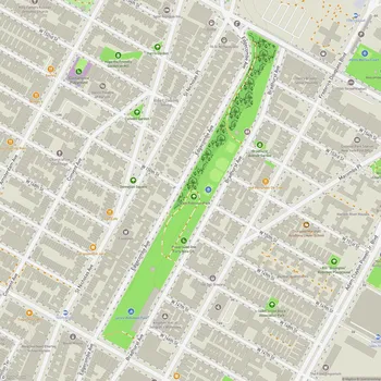 Map of Jackie Robinson Park