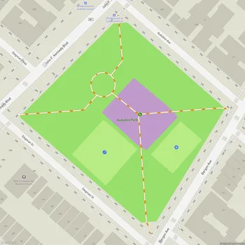 Map of Audubon Park