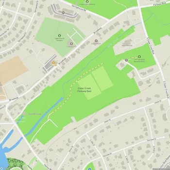 Map of Cedar Creek Parkway East