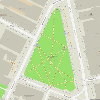Map of Harriet Tubman Square