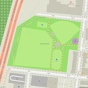 Map of Enos Jones Park