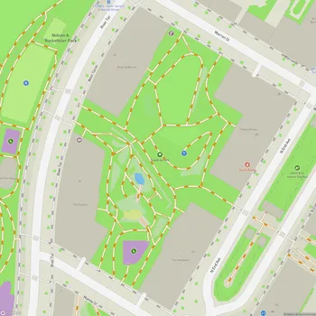 Map of Teardrop Park