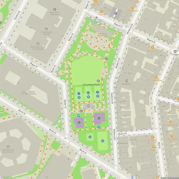 Map of Columbus Park