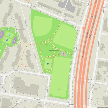 Map of Mary Benson Park