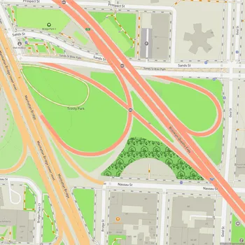 Map of Trinity Park