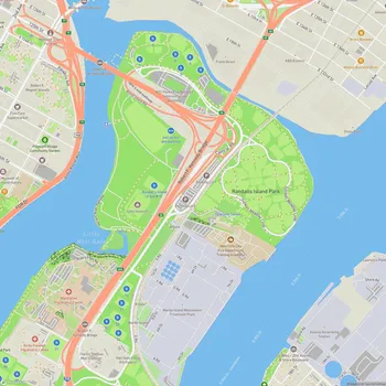 Map of Randalls Island Park