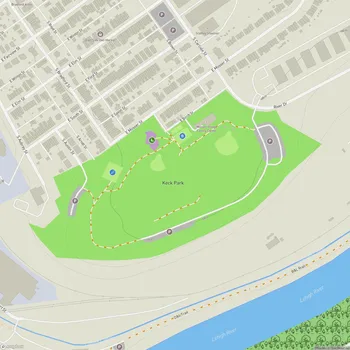 Map of Keck Park