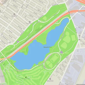 Map of Weequahic Park