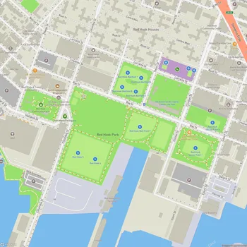 Map of Red Hook Park