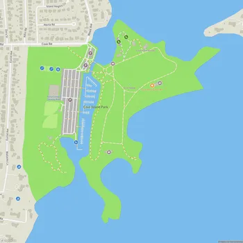 Map of Cove Island Park