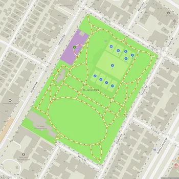 Map of St. James Park