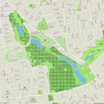 Map of Clove Lakes Park