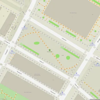 Map of Zuccotti Park