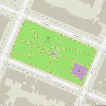 Map of Van Vorst Park