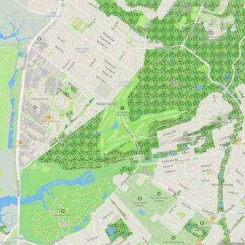Map of La Tourette Park