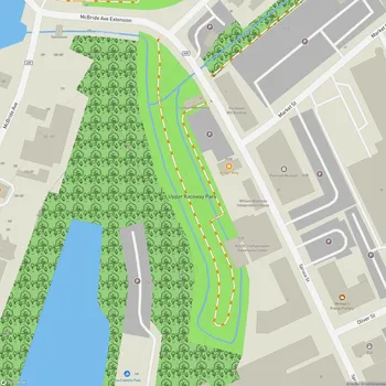 Map of Upper Raceway Park