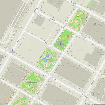 Map of Bella Abzug Park