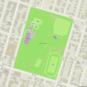 Map of West Side Park