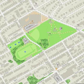 Map of Gorgas Park