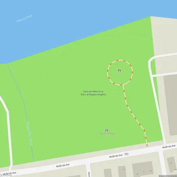 Map of Veterans Memorial Park at Hayden Heights