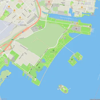 Map of Liberty State Park