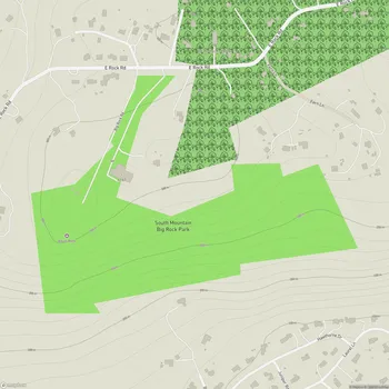 Map of South Mountain Big Rock Park