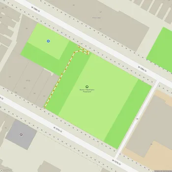 Map of Booker T Washington Playground
