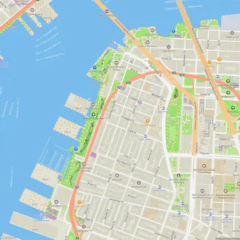 Map of Brooklyn Bridge Park