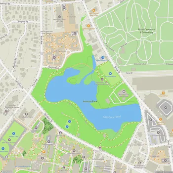 Map of Institute Park