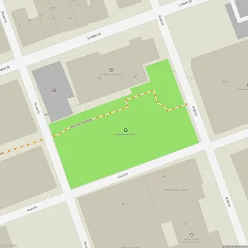 Map of Allentown Arts Park