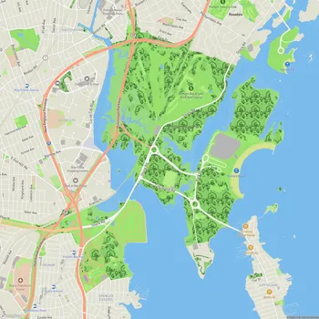 Map of Pelham Bay Park