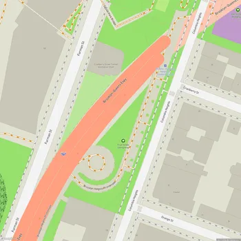 Map of Fruit Street Sitting Area