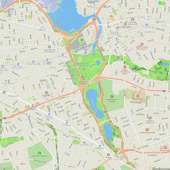 Map of Flushing Meadows-Corona Park