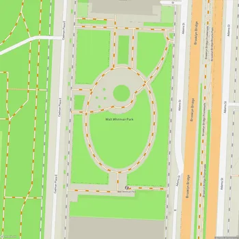 Map of Walt Whitman Park