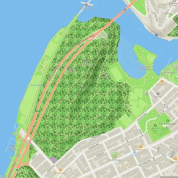 Map of Inwood Hill Park