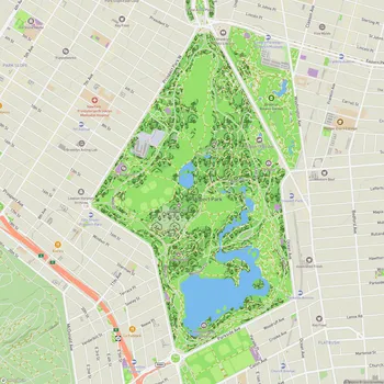 Map of Prospect Park