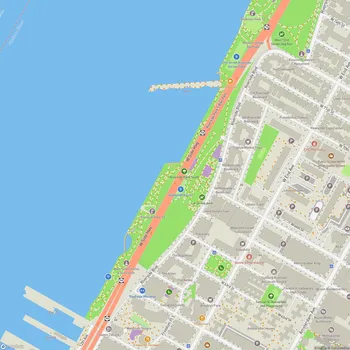 Map of Riverside Park South