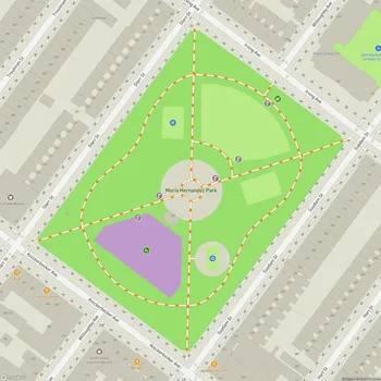Map of Maria Hernandez Park