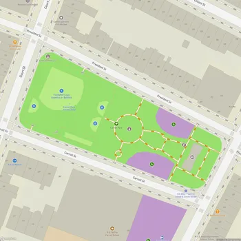 Map of Carroll Park