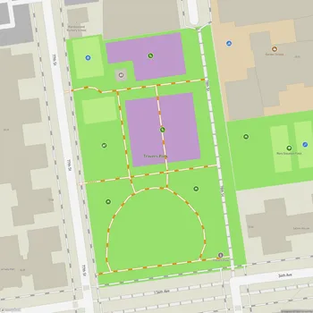 Map of Travers Park