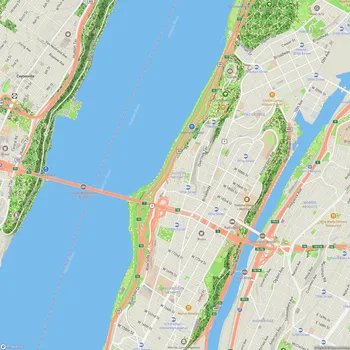 Map of Fort Washington Park