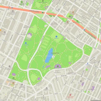 Map of Crotona Park