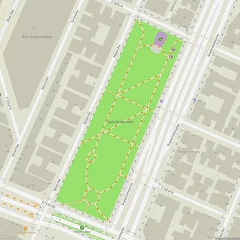 Map of Joyce Kilmer Park