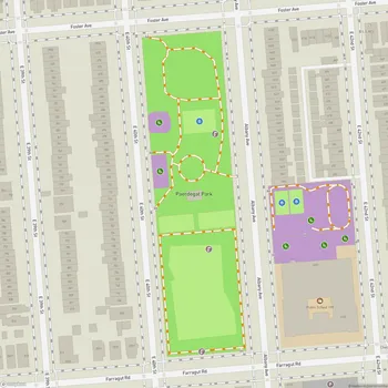 Map of Paerdegat Park